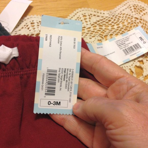 Cat & Jack pants, baby size 0-3 month, nwt - Picture 5 of 5